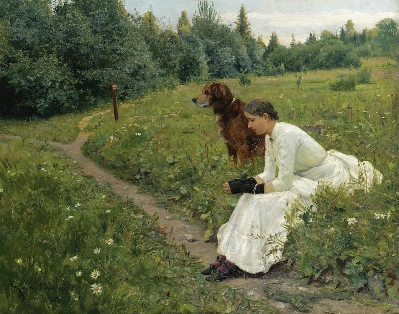 Герхард Мунте «Идиллия», 1886 год