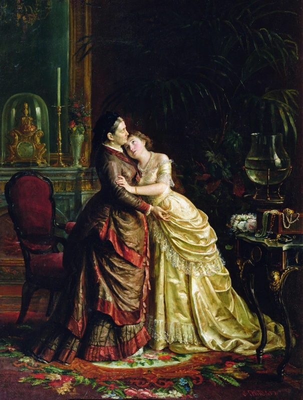 Сергей Грибков «Перед свадьбой», 1872 год