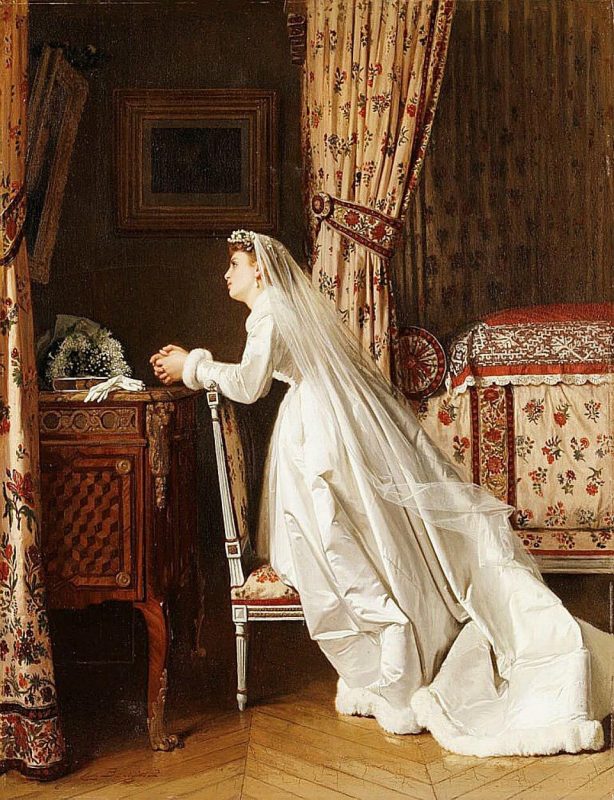 Шарль Луи Бонье «Невеста», середина XIX века
