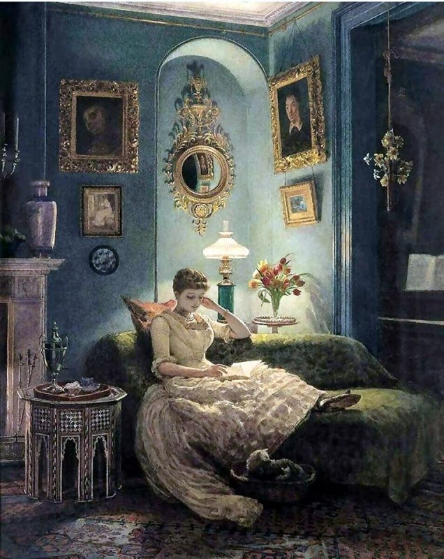 Эдвард Джон Пойнтер «Вечер дома», 1888 год