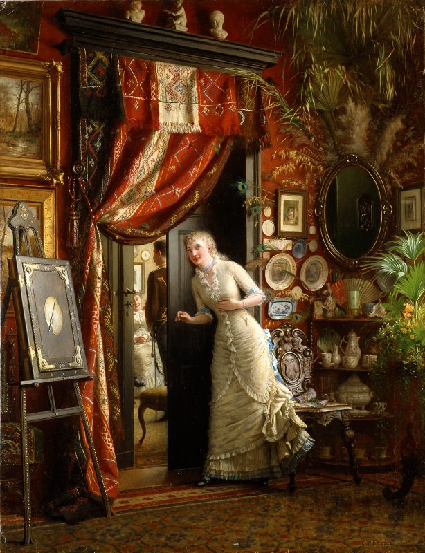 Эквалль Кнут «Важный гость», 1880 год