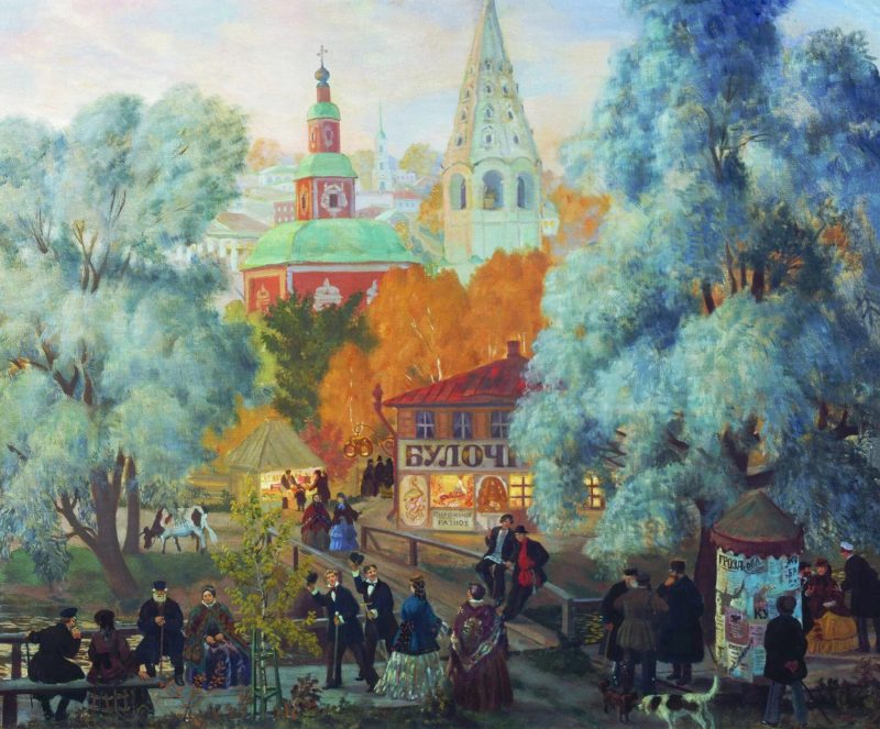 Борис Кустодиев «Провинция», 1919 год