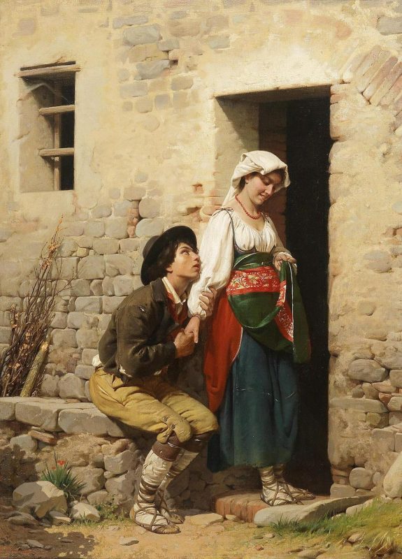 Джузеппе Чиаранфи «Признание в любви», 1902 год