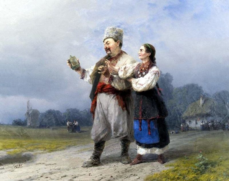 Иван Айвазовский «Со свадьбы», 1891 год