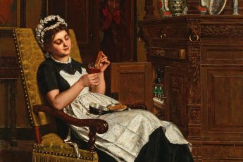Эверт-Ян Бокс «Приятно прислуживать для себя», 1882 год