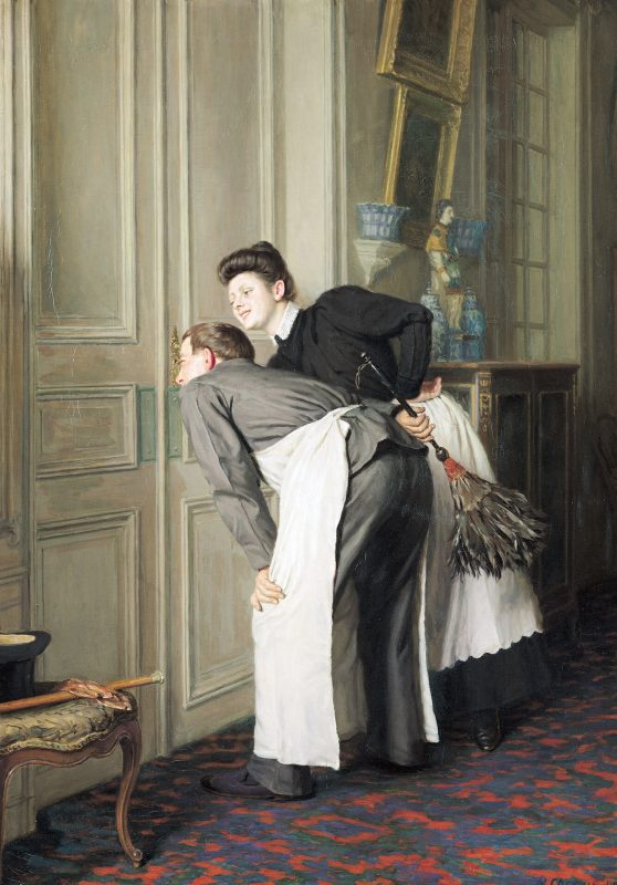 Реми Когге «У мадам гость», 1908 год
