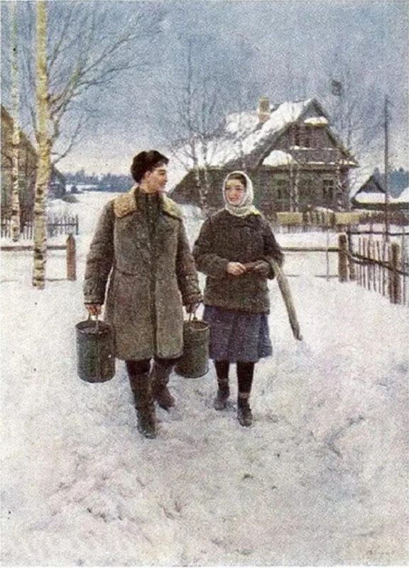 Владимир Серов (Раппопорт) «Свидание», 1961 год