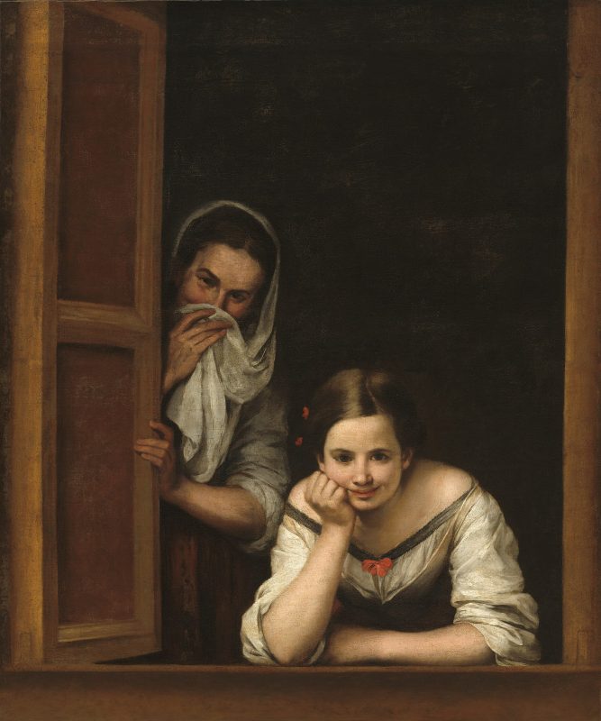 Бартоломе Эстебан Мурильо «Две женщины в окне», 1660 год