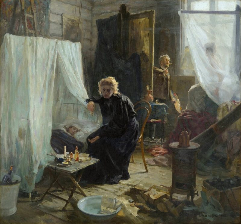 Николай Касаткин «Ссора», 1900 год